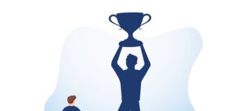 Photo illustration of success concept.